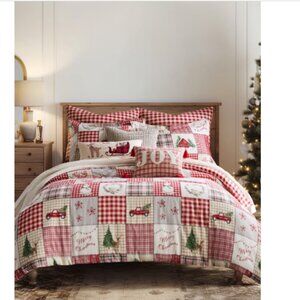 Levtex Home Home for Christmas Duvet Cover Set, Multicolored